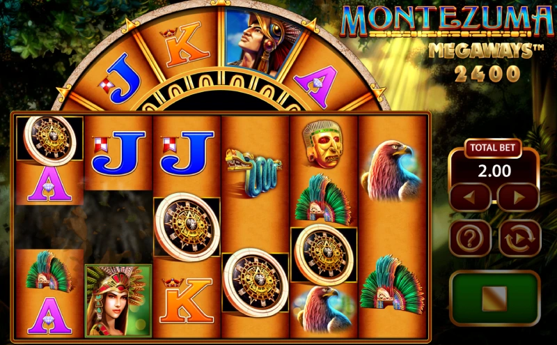 Montezuma Megaways free spin scatters