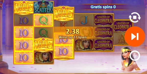 Free spins Legend of Cleopatra