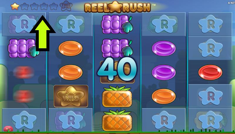 gratis respins reel rush