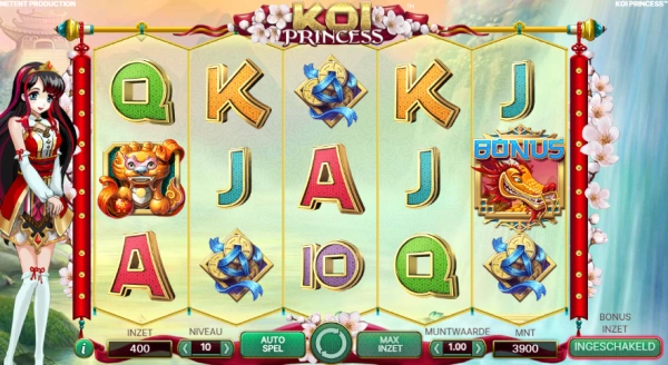 Koi Princess gokkast printscreen