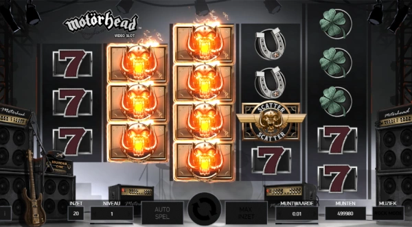 Motörhead videoslot printscreen