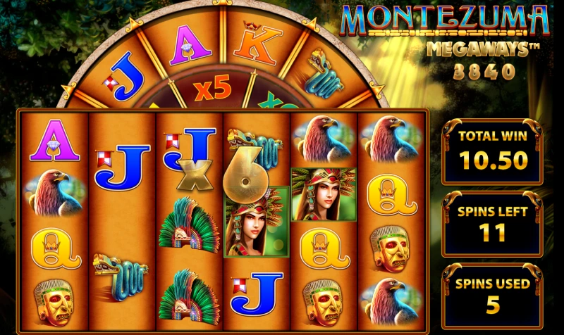 Montezuma Megaways multiplier