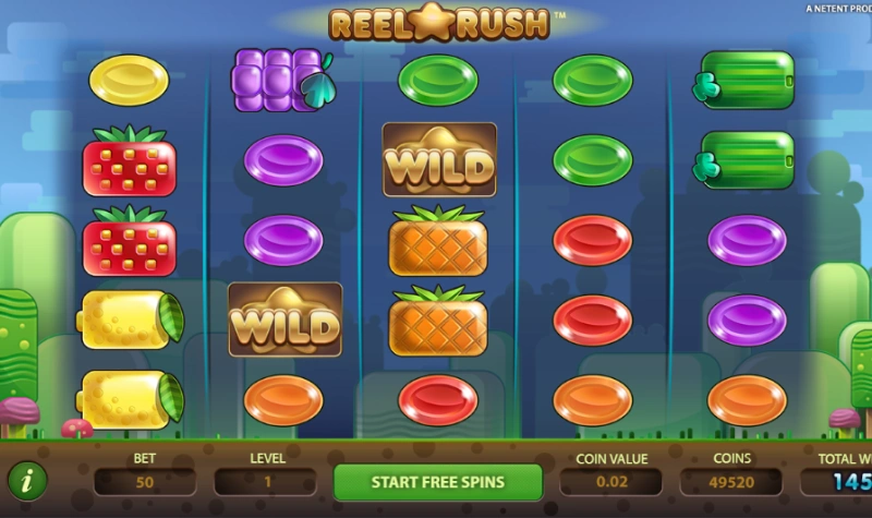 reel rush free spins