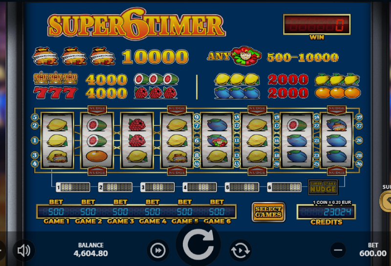 Schermafbeelding Super6Timer