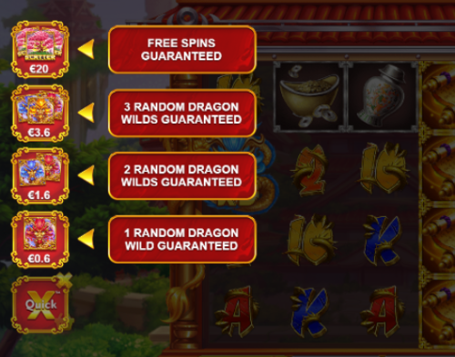 XQuick wild dragons fortune