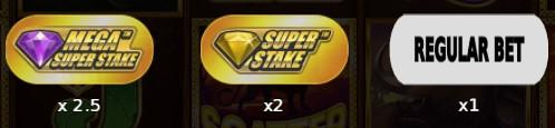 Inzet instellen Mega Super Stake